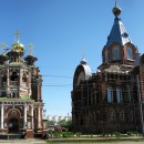 Смоленская и Владимирская церкви в Гордеевке. 2010 г.