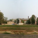 Стадион на месте бывшего кладбища около Спасо-Преображенской церкви. 2010 г.