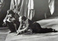 На репетиции спектакля ''Бедные люди''. Фото из личного архива В.В. Никитина