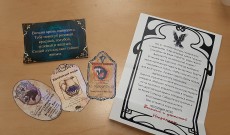 ''Волшебная школа имени Гарри Поттера''. Задания оформлены ''по-волшебному''. Библиотека им. В. Дубинина. 24 декабря 2021 года