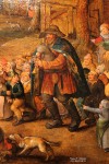 Питер Брейгель Младший, прозванный Адским (1564/65 – 1637/38). Волынщик, играющий на улице в окружении детей. Фрагмент. Фото Татьяны Шепелевой