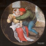Питер Брейгель Младший, прозванный Адским (1564/65 – 1637/38). Мужчина обнимает даму, когда в ее руках игла. Фото Татьяны Шепелевой