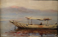 В.В. Верещагин (1842 - 1904). Лодка. Этюд. 1903 г. Фрагмент. Фото Татьяны Шепелевой