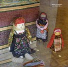 Куклы от мастерской ''Параскева' (слева направо)': Кукла на выхвалку, На куриных лапках, Берестянка. Фото Татьяны Шепелевой. Май 2016 года