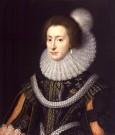 ca. 1623 Elizabeth, Queen of Bohemia by Michiel Jansz. van Miereveldt (National Portrait Gallery - London UK).  Источник: gogmsite.net