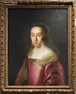 Адам Камерариус (ок.1629 – после 1666). Портрет женщины в пурпурном платье с жемчужной подвеской. Голландская школа. Фоторепродукция Татьяны Шепелевой