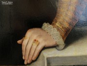 Мастер круга Питера Пурбуса (1523\4-1584). Портрет неизвестной. Фрагмент. Нидерландская школа. Фоторепродукция Татьяны Шепелевой