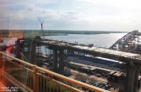 Строительство второго Борского моста. 28 мая 2015 года. Фото Татьяны Шепелевой