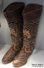 Женские кожаные сапоги ичиги. XIX век. КИКМЗ. Фото Татьяны Шепелевой