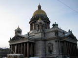 Исаакиевский собор в Санкт-Петербурге. Февраль 2010 года. Фото Татьяны Шепелевой