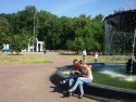 ''В летний зной''. У фонтана возле ДК им. В.И. Ленина и парка им. 1 Мая. Автор Пика Т.И.
