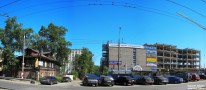 Вчера, сегодня и завтра улицы Гордеевской. Строящийся мебельный центр. 2010 г.