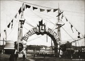 Въезд на плашкотный мост с ярмарочной стороны, 1896 г.