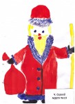 ''Наш любимый Дед Мороз''. Рисунок Серёжи Ч., детский сад № 23
