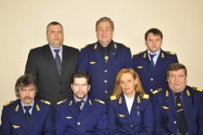 Александр Владимирович Михалёв с коллегами. 13 апреля 2015 года. Фото из личного архива А.В. Михалева