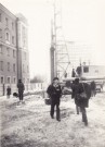 Начало строительства станции метро ''Ленинская'': первая свая. 17 декабря 1977 год. Фото из личного архива Г.А. Назаровой