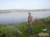 Владимир Алексеевич Цветков на рыбалке. 20 мая 2013 года. Фото из личного архива В.А. Цветкова