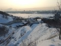 31 января 2009. Вид с ул. Ярославской. Зимой работы продолжались ударными темпами.