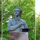Памятник И.И. Левитану возле Мемориального дома-музея в Плёсе. Автор Николай Дыд