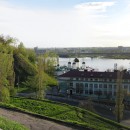 Вид с набережной Федоровского на метромост, Нижегородскую духовную семинарию и Б