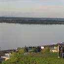 Вид с набережной Федоровского на Волгу. Нижний Новгород, 9 мая 2013 года. Фото Т