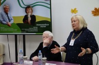 IX Международный литературный фестиваль им. Максима Горького — в библиотеках Канавина. Выступает Лола Звонарёва. Библиотека им. М.Е. Салтыкова-Щедрина. 8 октября 2025 года