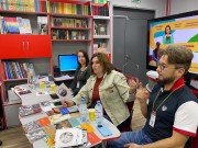 IX Международный литературный фестиваль им. Максима Горького — в библиотеках Канавина. Лейла Орен, Алла Поспелова и Арсений Ли. Библиотека им. А. Грина. 7 октября 2025 года