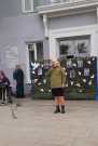 ''Праздничный марафон''. Марина Солодкая, участница вокальной студии ''Новые голоса''. Площадка у Инженерного центра ГЖД. 8 мая 2025 года