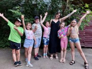 ''Защитники природы''. Экодетки прощаются с лагерем до следующего лета. Библиотека им. В. Дубинина. 9 июля 2025 года