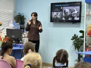 Космическая одиссея ''Ключ на старт!'' Ребята вспоминают истории про животных в космосе. Библиотека им. В. Дубинина. 10 апреля 2026 года