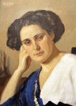 Серов В.А. (1865 – 1911). Портрет Балиной Е.А. Фрагмент. 1911 г. 