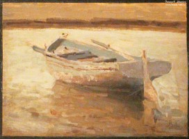Серов В.А. (1865 – 1911). Лодка. Этюд. Фото Татьяны Шепелевой