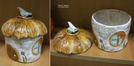 Сахарница/шкатулка ''Домик для хоббитов''. Автор Светлана Сахарова. Фото Татьяны Шепелевой