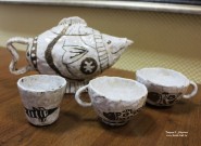Сервиз ''Рыбы''. Автор Светлана Сахарова. Фото Татьяны Шепелевой