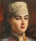 К.Е. Маковский (1839 – 1915). Боярышня. Фрагмент. Конец 1897. НГХМ . Фоторепродукция Татьяны Шепелевой К.Е. Маковский (1839 – 1915). Боярышня. Фрагмент. Конец 1897. НГХМ . Фоторепродукция Татьяны Шепелевой