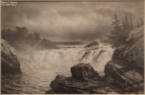 Боголюбов А.П. Водопад Кивач. 1863. Фоторепродукция Татьяны Шепелевой