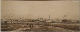 Боголюбов А.П. Село Иваново. 1863. Фоторепродукция Татьяны Шепелевой