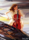 Алексей Чернигин. Музыка весенних улиц. Фрагмент. 2016. Холст, масло