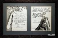 Фёдор Конюхов. Видел я тогда, что хоронили нечестивых. А тот, хотя бы прожил две тысячи лет. 2005. Бумага, шелкография