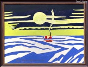 Фёдор Конюхов. Северный полюс. Дрейф: 16.07 - 27.07.2021. 2021. Холст, масло. Из частной коллекции семьи Губченко