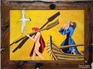 Фёдор Конюхов. Вёсла. 2016. Холст, масло