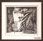 Фёдор Конюхов. Ледовый ангел. 1989. Бумага, автолитография