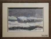 Фёдор Конюхов. Залив Медвежий. 1979. Бумага, цветной карандаш