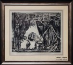 Фёдор Конюхов. Вот она, Чукотка. 1984. Бумага, автолитография