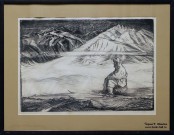 Фёдор Конюхов. Созерцание. 1986. Бумага, автолитография