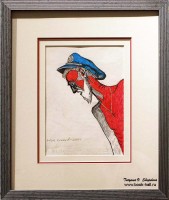 Фёдор Конюхов. Автопортрет. Часть 1. 2000. Бумага, смешанная техника