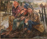 Сергей Сорокин. Выпей с нами, художник. 2004. Холст, масло