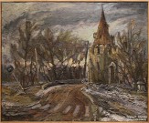 Сергей Сорокин. Крутой поворот с ГоГРЭС в Правдинск. 2006. Холст, масло