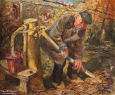 Сергей Сорокин. Женька всегда хочет пить. 2006. Холст, масло