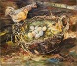 Сергей Сорокин. Куриная забота. 2021. Холст, масло